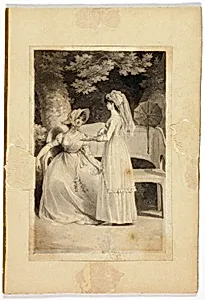 Two Women in a Garden