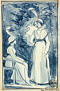 Two Women in Late 18th Century Dress