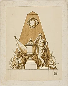 Unexecuted Design for the Monument to the First Duke of Marlborough