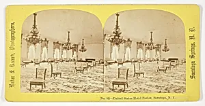 United States Hotel Parlor, Saratoga, N.Y., No. 82 from the series "Saratoga Springs, N. Y."