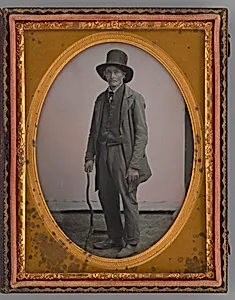 Untitled (Portrait of a Standing Man with Top Hat)