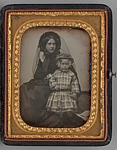 Untitled (Portrait of Seated Woman and Child)