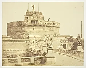Untitled (Round Building with Clock)