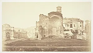 Untitled (Temple of Venus and Rome, Triumphal Arch and other ruins in Forum)