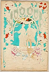 Untitled Valentine (Antique Couple with Putti)