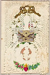 Untitled Valentine (Antique Figures and Birds)