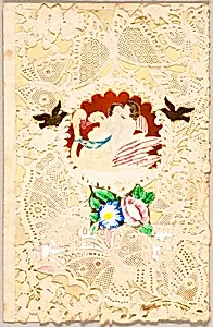 Untitled Valentine (Children, Swans, and Butterflies)