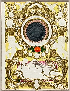 Untitled Valentine (Reclining Antique Couple)