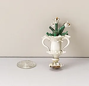 Urn with Flowers by Unknown
