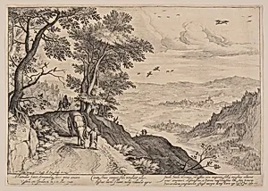 Vast Landscape with Coach Driver