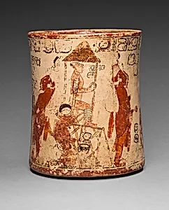Vessel Depicting a Sacrificial Ceremony for a Royal Accession