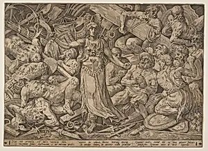 Victoria Surrounded by Prisoners and Trophies of War