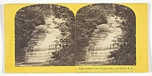 View at Bush Point, Cayuga Lake, near Ithaca, N.Y. by J.C. Burritt