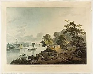 View of Hillbank on the River Thames near London