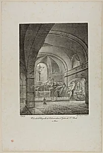 View of the Chapel of Calvary in the Church of St. Roch, Paris