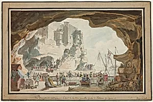 View of the Grotta di Palazzo with Banquet