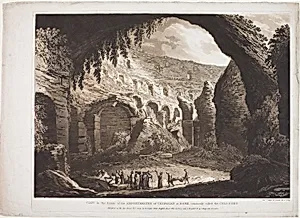 View of the Inside of the Amphitheatre of Vespasian at Rome (called the "Colosseo")