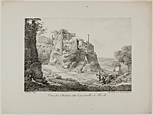 View of the Road from Cascatelles to Tivoli
