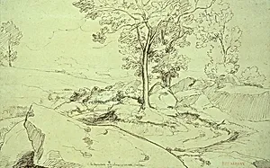 View of the Serpentara Between Olivano and Civitella