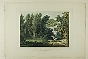 View of the Spot Where General Ross Fell, Near Baltimore, plate six of the first number of Picturesque Views of American Scenery