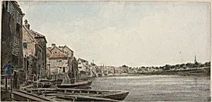 View on the Wensum at King Street, Taken from Foundary Bridge by John Thirtle