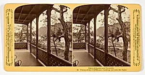 Views of the Cliff House - looking out onto the Lake, No. 65 from the series "Devil's Lake and Vicinity" by Henry Hamilton Bennett