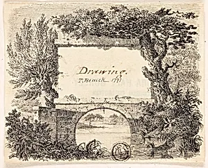 Vignette with Bridge Trees
