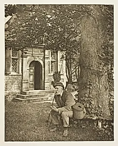 Walton and Cotton's Fishing House (The Doorway) by Peter Henry Emerson