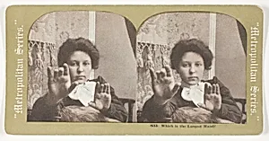 Which is the Largest Hand?, No. 833 from the series "Metropolitan Series" by Unknown