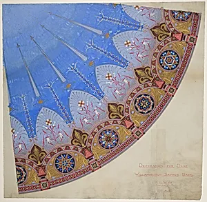 Williamsburg Savings Bank, Brooklyn, New York, Dome Decoration by Peter Bonnett Wight