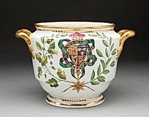 Wine Cooler from the Duke of Clarence Service by Worcester Porcelain Factory