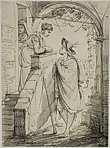 Woman and Man Conversing