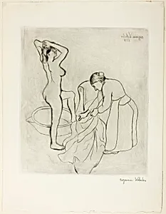 Woman at Her Bath