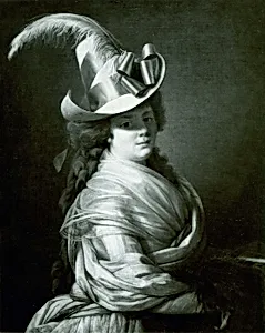 Woman in a Straw Hat by French