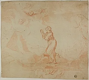 Woman in Ecstasy, and Putti