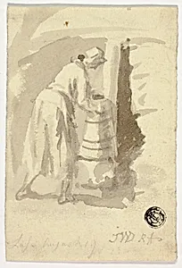 Woman Near Stove