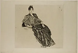 Woman with a Fan