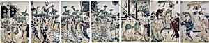 Yoshiwara Impromptu by Kitagawa Utamaro