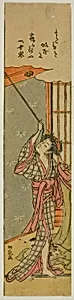 Young Woman Hanging a Mosquito Net