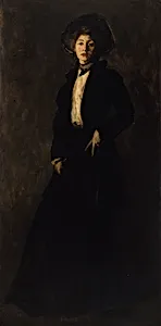 Young Woman in Black