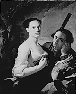 Young Woman with Hunter