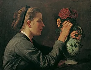 Agathe Thoma, die Schwester des Künstlers
