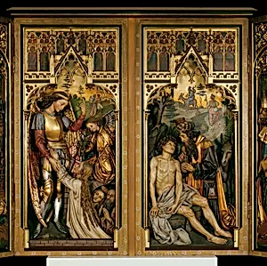 Altarschrein vom ehem. Hochaltar der Klosterkirche der Helferinnen in Wien