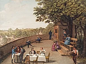 Am Bockkeller in Wien-Nußdorf by Unbekannter Künstler