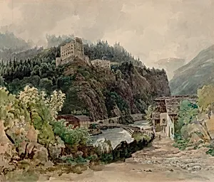 Ansicht von Schloss Landeck in Tirol