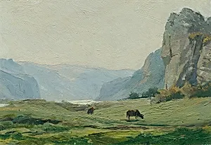Beraun (aus der Mappe „16 Ansichten tschechischer Landschaften 'Česká krajina'“)