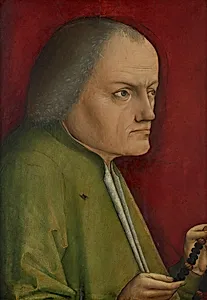 Bildnis des Sigismund (genannt „der Münzreiche“) von Tirol, Erzherzog von Österreich