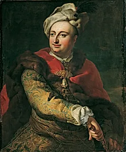 Bildnis eines Mannes in ungarischer Tracht