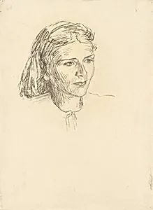 Bildnis Gaby Niedermoser by Walther Gamerith