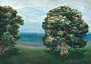 Blühende Kastanien
